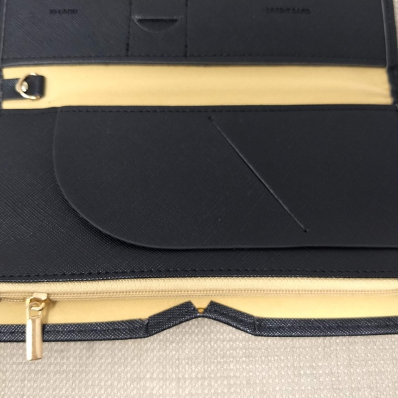 ZOPPEN TRI-FOLD BLACK TRAVEL WALLET RfID BLOCKING - Picture 6 of 6